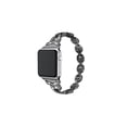 thumbnail image 1 of WorryFree Gadgets Metal Bling Band Compatible with Apple Watch Band 38mm 40mm 41mm iWatch Strap Wristband for Men Women iWatch Band Series 8 7 6 SE 5 4 3 2 1- Black, 1 of 2