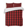thumbnail image 2 of Black Red Plaid Twin Size Down Alternative Comforter, Lightweight Comforter Quilt Bedding Set with Pillow Shams Vintage Rustic Buffalo Checked Gingham All Seasons Bed Comforter Duvet Insert 68"x86", 2 of 7