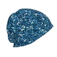 thumbnail image 2 of KLL Blue Glitter Winter Fall Beanie Knit Hats for Men & Women - Warm & Soft Stylish Toboggan Caps for Cold Weather, 2 of 6