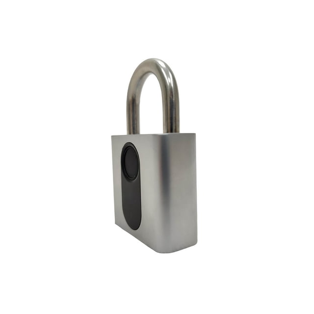 FixtureDisplays® Fingerprint PadLock Keyless Locker Door Gym Smart USB Shed Gate Garage TouchOpen 15064-4PK