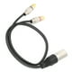 thumbnail image 1 of Cable XLR macho a fono cable divisor que evita interferencias EMI/RFI con funda de PVC para micrófono para conectar la salida de línea del amplificador, 1 of 8
