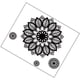 thumbnail image 4 of Mandala pared pegatina negro Mandala flor pared calcomanía Yoga habitación pared arte Decoración HOMEMAXS MX16374429, 4 of 5
