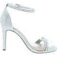 thumbnail image 6 of Delicious Womens Fiona High Heel Metallic Ankle Strap Dressy Party Shoes, 6 of 7
