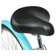 26 Hyper Bicycles Commute Bike with Basket, Adults 13+ Years, Neon Teal