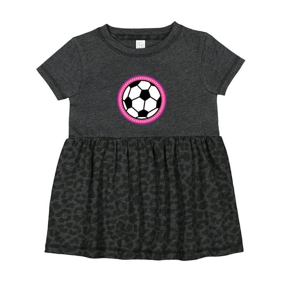 Inktastic Soccer Player Girls Sports Ball Girls Baby Dress