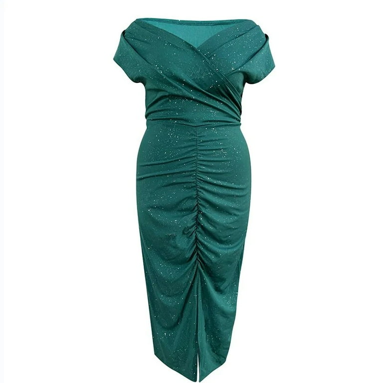 Fashion Sexy Off Shoulder Split Bodycon Dresses Fashion Sexy Off Shoulder Split Bodycon Dresses