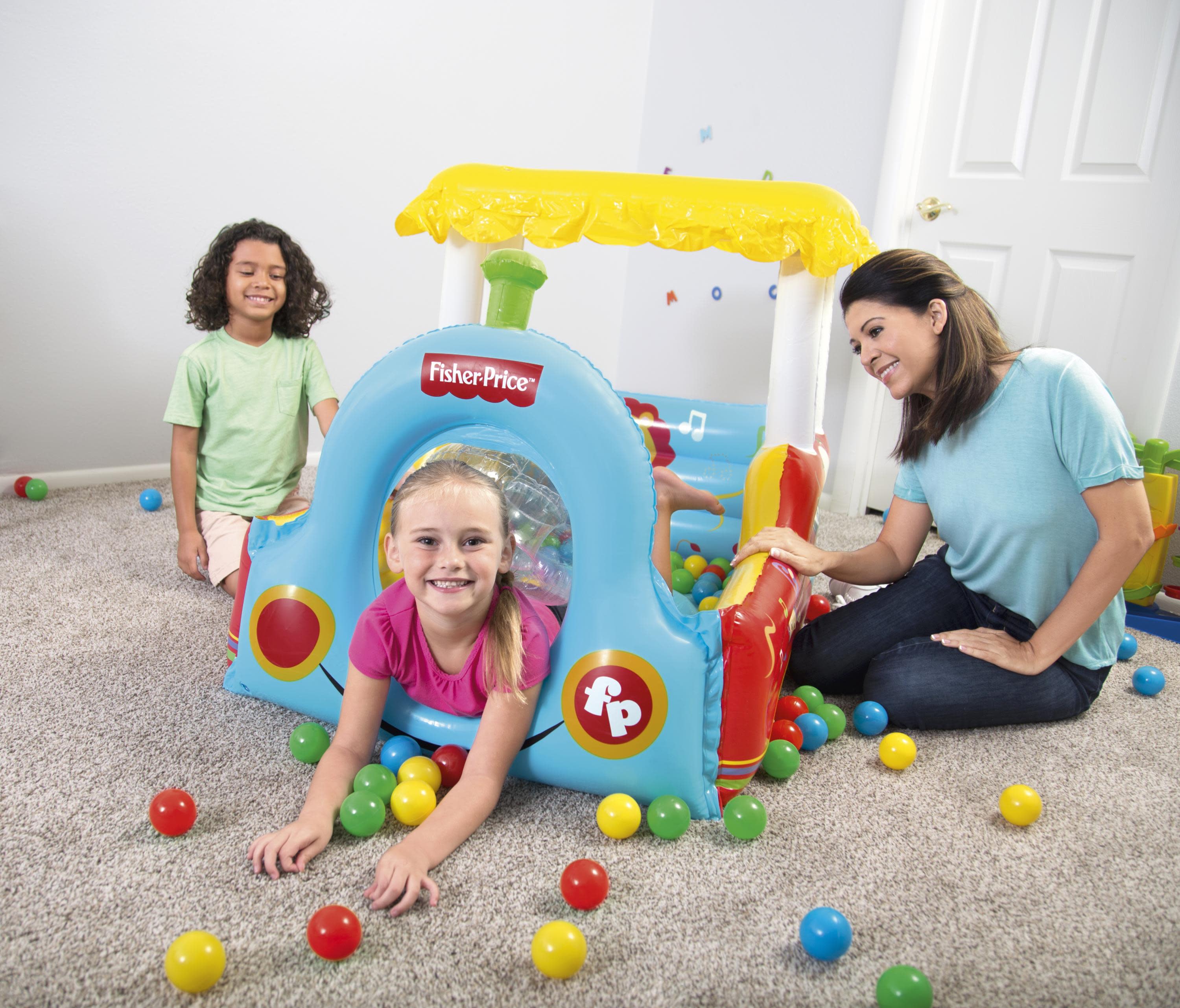 Fisher-Price Train Ball Pit, 25 Play Balls Included - image 5 of 10