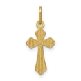 thumbnail image 4 of FB Jewels 14K Yellow Gold Polished D/C Small Cross Charm, 4 of 4