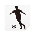 thumbnail image 1 of Sports Outline Football Soccer Glasses Cloth Screen Cleaner Suede Fabric 2 Pack, 1 of 2