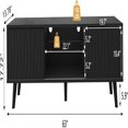 MidCentury Modern TV Stand for 65 Inch TV Entertainment Center with 2