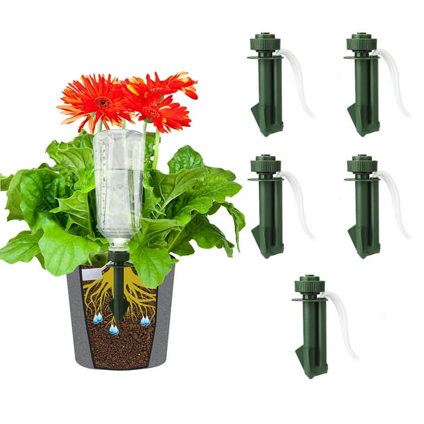 Picos de autorriego YONGSHENG para plantas en macetas de interior sistema de riego por goteo 5 piezas