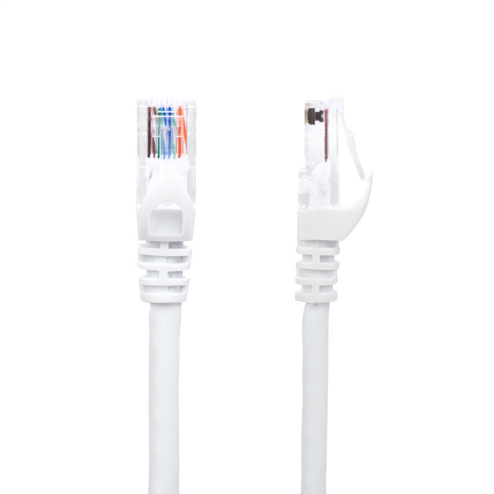 100ft Cat6 UTP Network Ethernet Internet Cable Wire White 550MHz 24AWG LAN 100/'