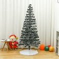 thumbnail image 2 of Louist 30.7"/ 35.4''/48" Round White Faux Fur Christmas Tree Skirts Floor Cover Mat Home Hotel Christmas Party DIY Decor, 2 of 12