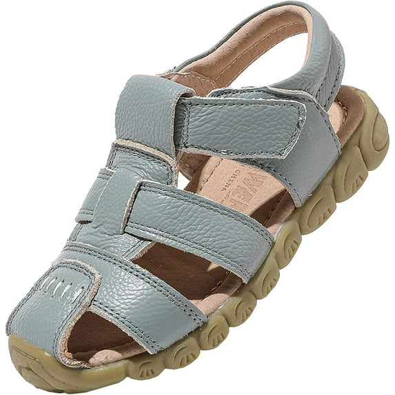 Boy's Girl's Leather Closed Toe Outdoor Sport Sandals (Toddler/Little Kid/Big Kid)