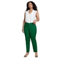 thumbnail image 3 of ELOQUII Women's Plus Size Kady Fit Double-Weave Pant, 3 of 3