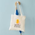 thumbnail image 6 of CafePress - Pink Ribbon Chick For Niece Tote Bag - Unisex Canvas Tote Bag, Beige, 1-Piece, 6 of 8