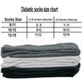 thumbnail image 3 of Glory Max 3 Pairs Men's Women's Diabetic Circulatory Crew White Cotton Socks Size 10-13, 3 of 4