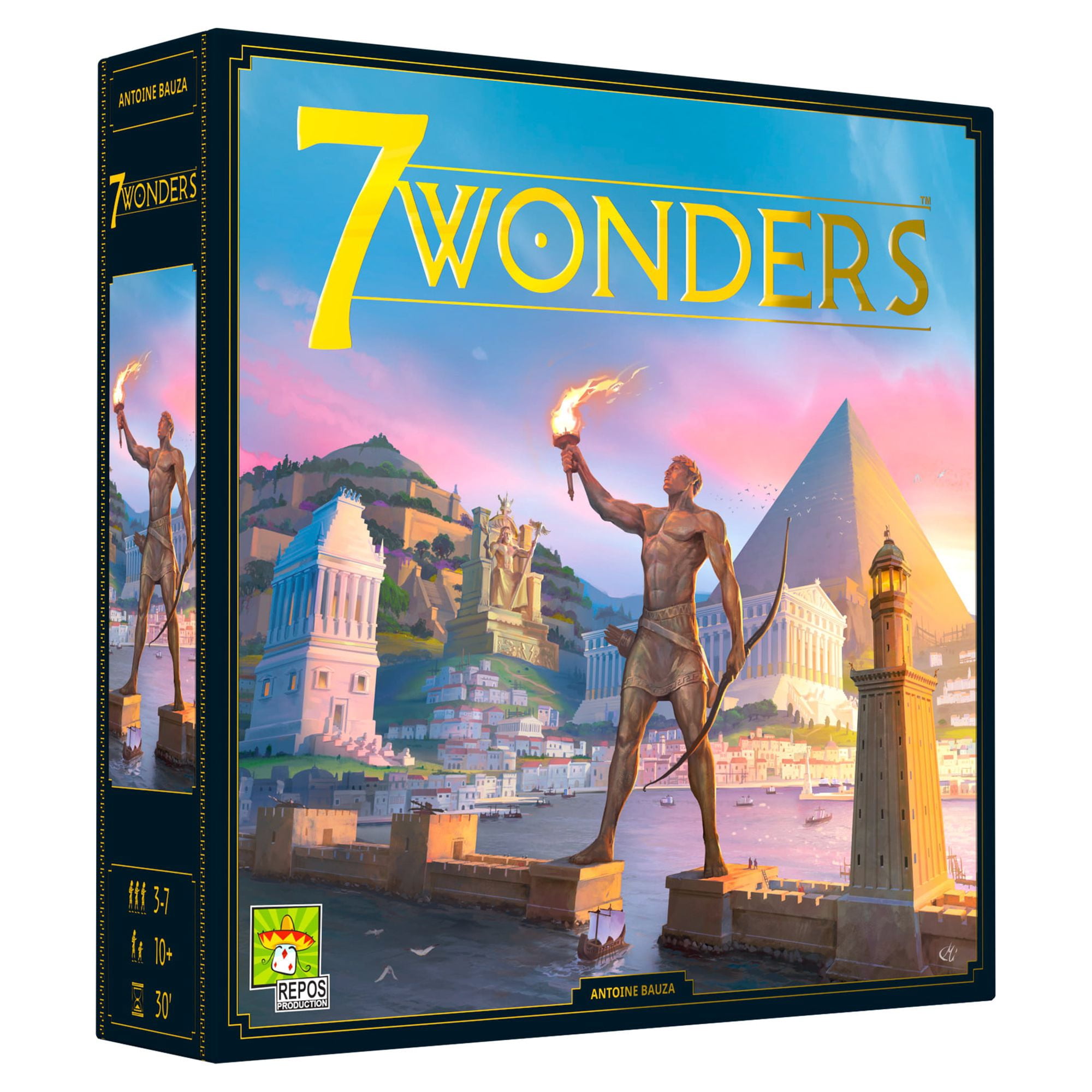 7 Wonders New Edition Board Game for ages 10 and up, from Asmodee