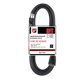 thumbnail image 1 of Cable de extensión para exteriores EP, 8 pies, 12/3, SJTW, resistente, negro, 1 of 7