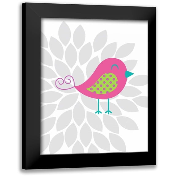 Robinson, Tamara 15x18 Black Modern Framed Museum Art Print Titled - Bird Flower I