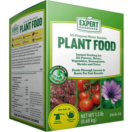 Expert Gardener All-Purpose Water Soluble Plant Food, 24-8-16, 1.5