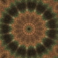 thumbnail image 1 of Ahgly Company Machine Washable Indoor Square Transitional Oak Brown Area Rugs, 4' Square, 1 of 7
