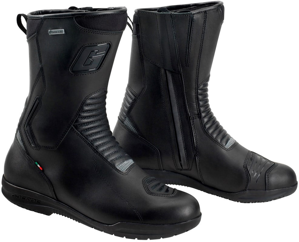 motorcycle bootsForma Galaxy black touring street waterproof road riding gear 