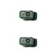 thumbnail image 2 of Bewildely Soporte multiusos para almacenamiento de escobas, sin perforaciones, autoadhesivo, resistente, montado en la pared, organizador de verde 2piezas, 2 of 6