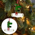 thumbnail image 1 of Home Decor Letter Christmas Tree Pendant A To Z (without H And V) Decorative Letter Christmas Tree Pendant Personalized DIY Christmas Decorations Hanging Christmas Letters For Christmas, 1 of 4