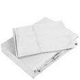 thumbnail image 2 of 4pc Solid White Queen Sheet Set with 15 Inch deep pocket, 100% Microfiber Sheet Set, Soft, Fade Resistant, Wrinkle Free Bed Sheets by Scala Home Fashions, 2 of 2
