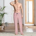 thumbnail image 2 of Rocae Red Cross Mens Pajama Pants Pj Pants Mens Lounge Pants-XX-Large, 2 of 6