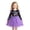 Purple, variant on Halloween Dresses for Toddler Girls Colorful Skeleton Print Mesh Ruffles Long Sleeve Halloween Costumes For Toddler Girls Size 3-4T