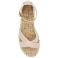 thumbnail image 5 of Journee Womens Lyddia Espadrille Flat Sandals, Widths Available, 5 of 9