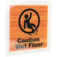 thumbnail image 2 of Wall Mounted Wet Floor Sign Lightweight Safety Indicator for Restaurants, Businesses & Public Areas Easy Install & High Visibility, 2 of 5