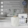 thumbnail image 3 of Belle Aroma® ScenTrio Petite® Ceramic Wax Warmer with 3 Temperature/Safety Timer - White Diamond Home Decor Style, 3 of 8