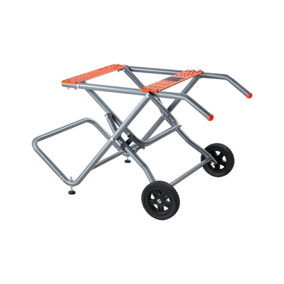 VEVOR Portable Table Saw Stand with Wheels 350 lbs Load Capacity Rolling Foldable
