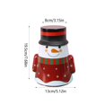 thumbnail image 3 of Home Decor Qwtwty Christmas Gift Box Christmas Storage Iron Box Candy Tea Can Christmas Gift Santa Claus Toppling Doll Colorful Storage Iron Box, 3 of 6