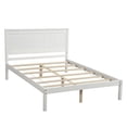 thumbnail image 5 of Tcbosik Full Size Wooden Bed Frame, Modern White Platform Bed with Headboard and Under-Bed Storage Space, Easy Assembly, 5 of 8