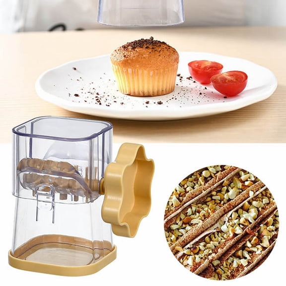 Last Chance 1*Nut Crusher,Home Nut Crusher Turmeric,Salutuy Manual Nut Chopper Multifunctional Nut Grinder Nut Dry Fruit Cutter and Slicer Chopper Sturdy for Pecans for Hazelnuts for Kitchen