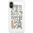 thumbnail image 2 of OTM Essentials iPhone X Clear Rugged Edge Phone Case, Paris Treats, 2 of 2