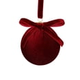 thumbnail image 3 of WDOBM Christmas Decorative Bows, Velvet Christmas Ball Hanging Ornament with Delicate Bow, Christmas Tree Bow, Velvet Christmas Bows for Home Decor Indoor, 3 of 7