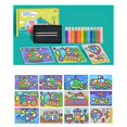 thumbnail image 3 of OUSITAID Plutyo Sand Painting Kit For Kids Complete Sand Painting Tool Colored Sand Paintings, 3 of 4