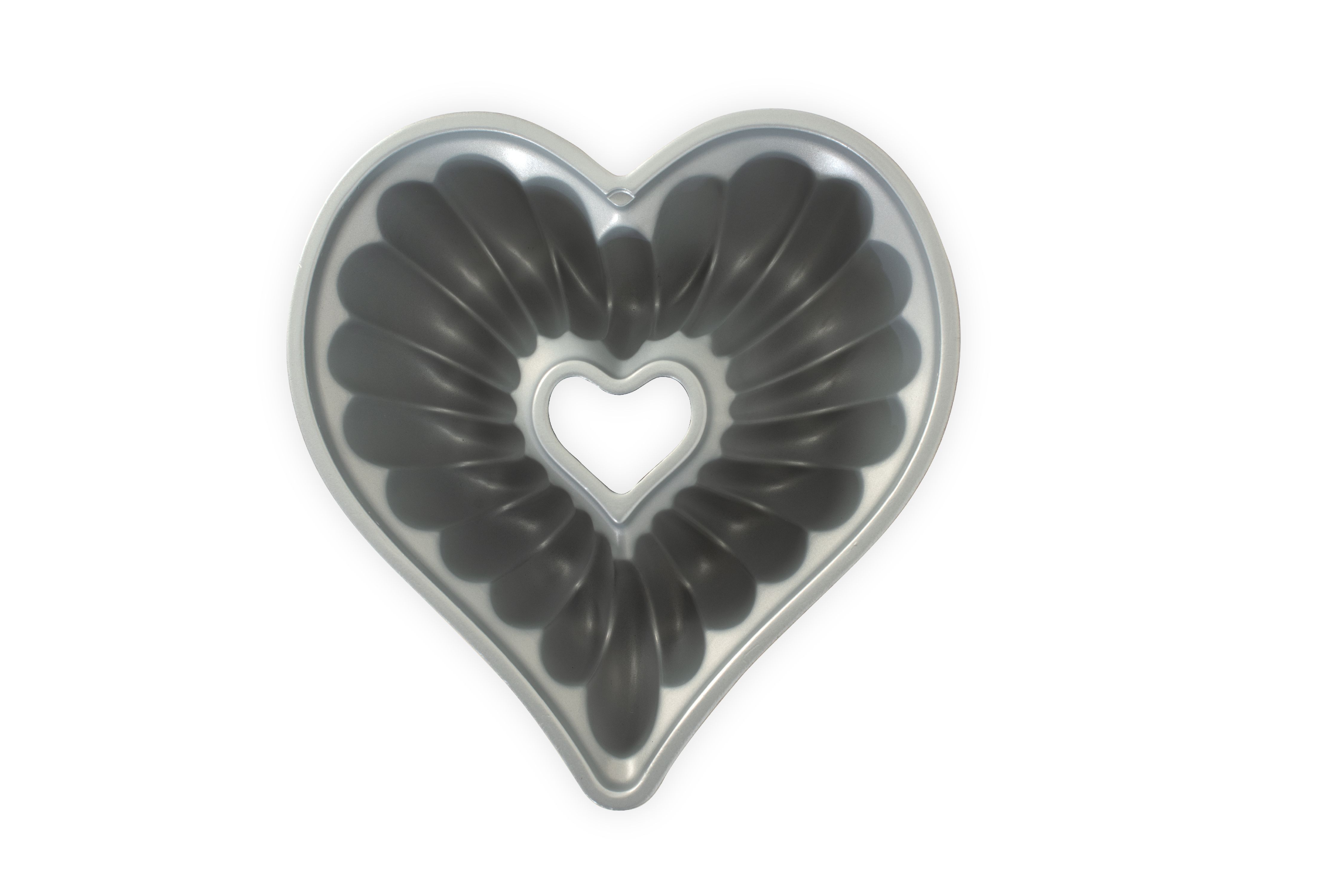 Nordic Ware Cast-Aluminum Elegant Heart Bundt Pan, Toffee, 10.5" x 10.9" x 3.6" - image 4 of 4