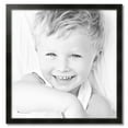 thumbnail image 2 of ArtToFrames 32" x 33" Honors Black with Silver Picture Frame, 32x33 inch Black Wood Poster Frame (WOM-5157),  Pack, 2 of 7