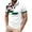 White, variant on Polo Shirts for Men Men's Short Sleeve Button Down Polo Shirt Italian Flag Print Comfort Fit Casual Activewear Top Lightweight Breathable White L