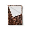 thumbnail image 2 of Chocolate Soft Flannel Fleece Throw Blanket, Freshly Roasted Coffee Grains Aromatic Caffeine Sources Espresso Ingredient, Cozy Plush for Indoor and Outdoor Use, 60" x 80", Brown, by Ambesonne, 2 of 5