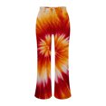 thumbnail image 7 of Endives Women's Pants Tie Dye Printed Casual Wide Leg Pants Fall Outfits for Women 2025, 7 of 7