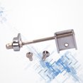 thumbnail image 3 of 1 Set Scratch Plate Pickguard Mounting Mount Bracket Holder with Screw for Mandolin QF01 (Silver), 3 of 9
