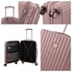 thumbnail image 3 of Combo 4 Maletas Mano Ross&Saks rígida ruedas 360° expandible, 3 of 8