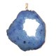thumbnail image 2 of Rebanadas de ágata Piedras Preciosas de Colgantes Collar de Bricolaje Pendientes Decoración Del Hogar Azul Baoblaze Rebanadas de colgante de ágata, 2 of 8